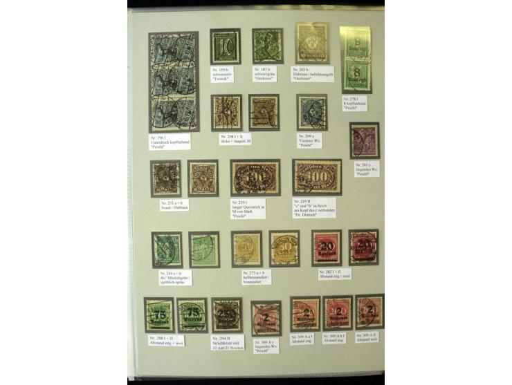 1872/1945, umfangreiche gestempelte Sammlung mit einer Vielzahl an besseren Werten und Besonderheiten, dabei Mi.-Nr. 1-11, 16