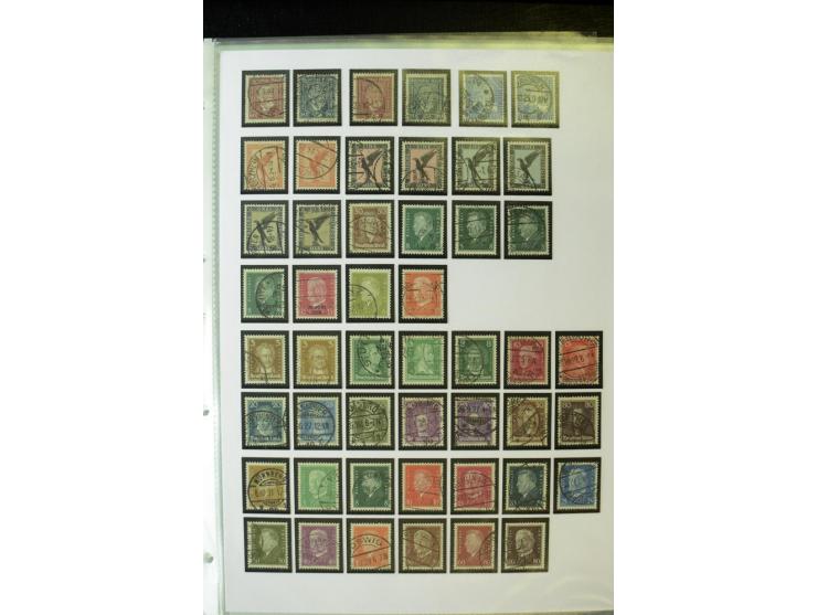 1872/1945, umfangreiche gestempelte Sammlung mit einer Vielzahl an besseren Werten und Besonderheiten, dabei Mi.-Nr. 1-11, 16