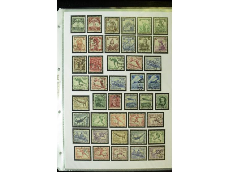 1872/1945, umfangreiche gestempelte Sammlung mit einer Vielzahl an besseren Werten und Besonderheiten, dabei Mi.-Nr. 1-11, 16