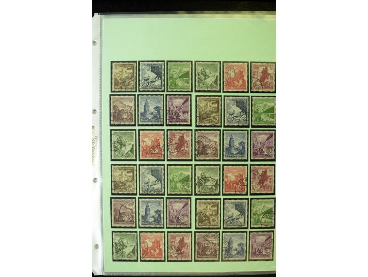 1872/1945, umfangreiche gestempelte Sammlung mit einer Vielzahl an besseren Werten und Besonderheiten, dabei Mi.-Nr. 1-11, 16