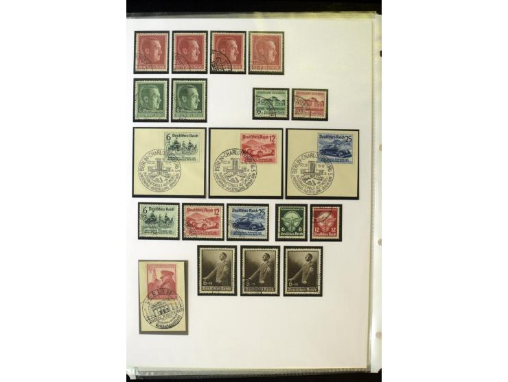 1872/1945, umfangreiche gestempelte Sammlung mit einer Vielzahl an besseren Werten und Besonderheiten, dabei Mi.-Nr. 1-11, 16