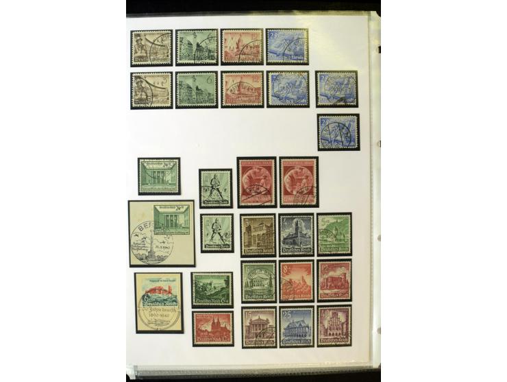 1872/1945, umfangreiche gestempelte Sammlung mit einer Vielzahl an besseren Werten und Besonderheiten, dabei Mi.-Nr. 1-11, 16