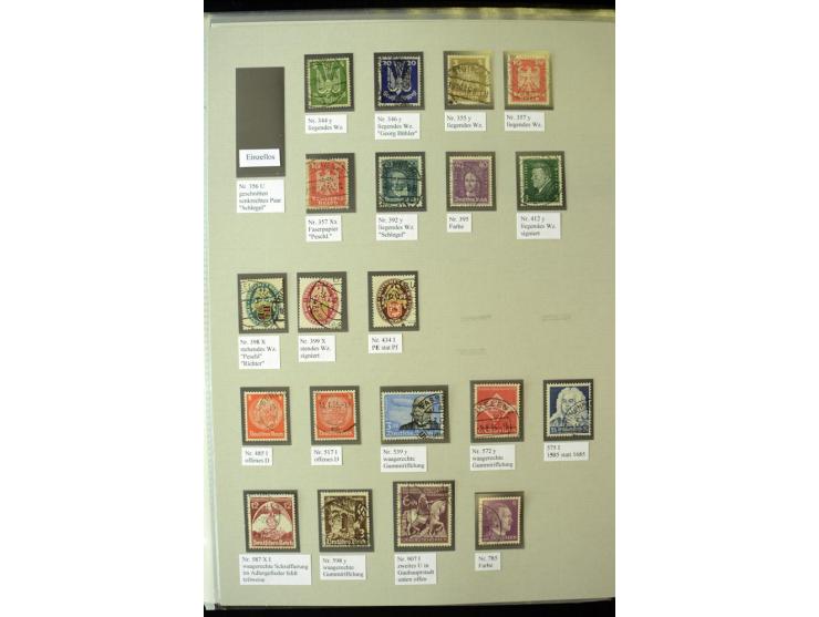 1872/1945, umfangreiche gestempelte Sammlung mit einer Vielzahl an besseren Werten und Besonderheiten, dabei Mi.-Nr. 1-11, 16