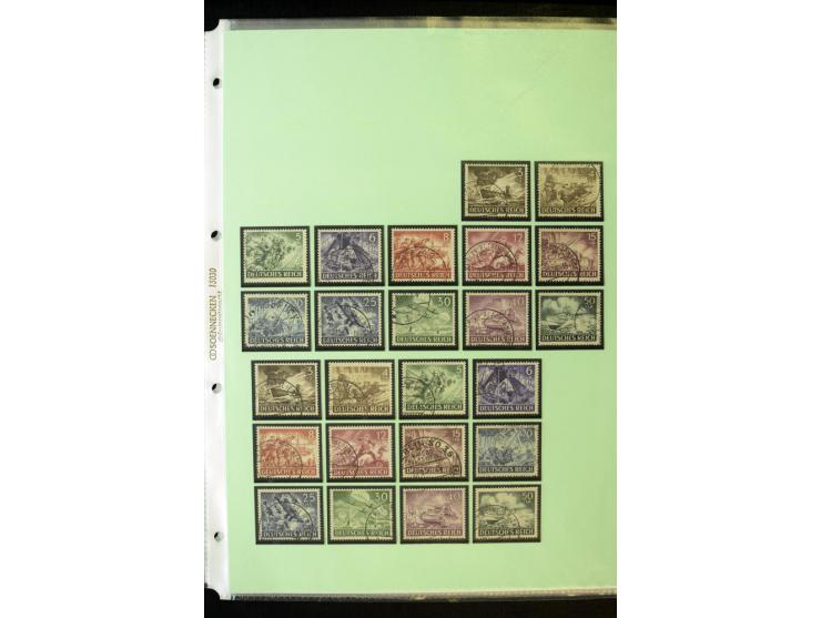 1872/1945, umfangreiche gestempelte Sammlung mit einer Vielzahl an besseren Werten und Besonderheiten, dabei Mi.-Nr. 1-11, 16