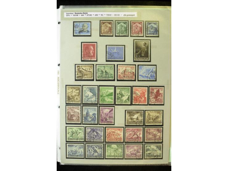 1872/1945, umfangreiche gestempelte Sammlung mit einer Vielzahl an besseren Werten und Besonderheiten, dabei Mi.-Nr. 1-11, 16