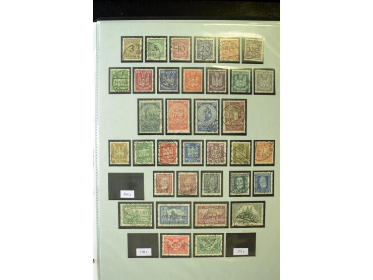 1872/1945, umfangreiche gestempelte Sammlung mit einer Vielzahl an besseren Werten und Besonderheiten, dabei Mi.-Nr. 1-11, 16