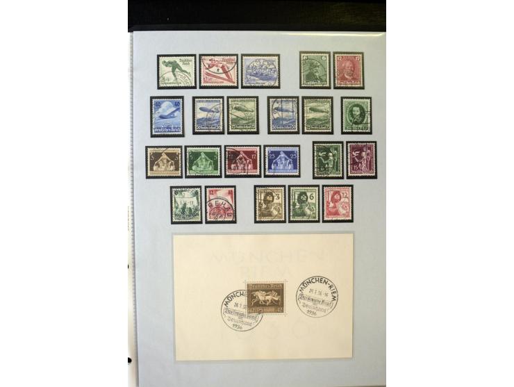 1872/1945, umfangreiche gestempelte Sammlung mit einer Vielzahl an besseren Werten und Besonderheiten, dabei Mi.-Nr. 1-11, 16