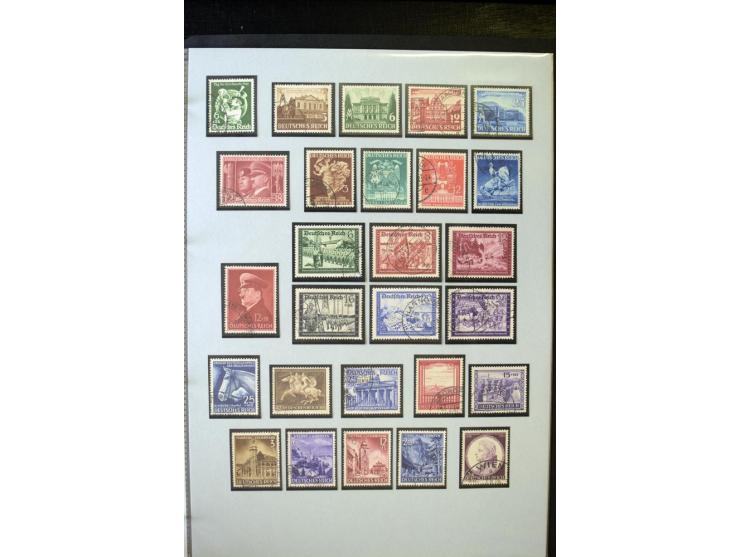 1872/1945, umfangreiche gestempelte Sammlung mit einer Vielzahl an besseren Werten und Besonderheiten, dabei Mi.-Nr. 1-11, 16