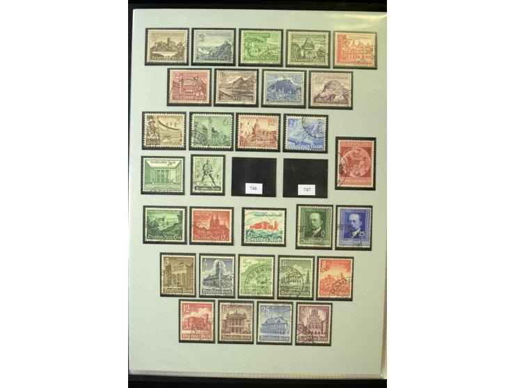 1872/1945, umfangreiche gestempelte Sammlung mit einer Vielzahl an besseren Werten und Besonderheiten, dabei Mi.-Nr. 1-11, 16