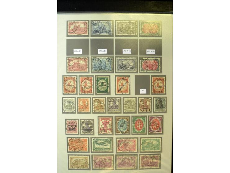 1872/1945, umfangreiche gestempelte Sammlung mit einer Vielzahl an besseren Werten und Besonderheiten, dabei Mi.-Nr. 1-11, 16