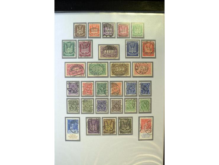 1872/1945, umfangreiche gestempelte Sammlung mit einer Vielzahl an besseren Werten und Besonderheiten, dabei Mi.-Nr. 1-11, 16