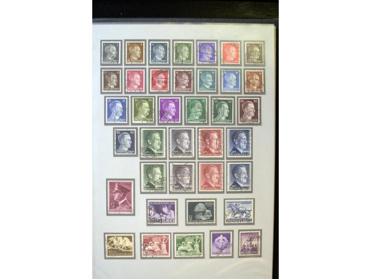 1872/1945, umfangreiche gestempelte Sammlung mit einer Vielzahl an besseren Werten und Besonderheiten, dabei Mi.-Nr. 1-11, 16