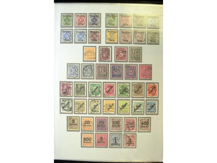 1872/1945, umfangreiche gestempelte Sammlung mit einer Vielzahl an besseren Werten und Besonderheiten, dabei Mi.-Nr. 1-11, 16