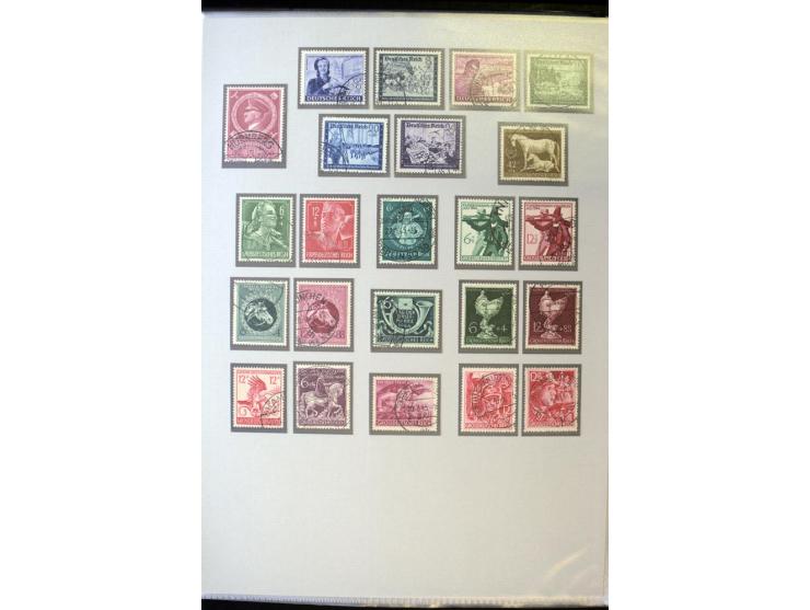 1872/1945, umfangreiche gestempelte Sammlung mit einer Vielzahl an besseren Werten und Besonderheiten, dabei Mi.-Nr. 1-11, 16