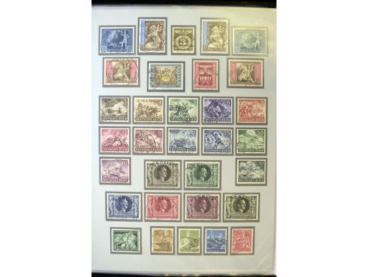 1872/1945, umfangreiche gestempelte Sammlung mit einer Vielzahl an besseren Werten und Besonderheiten, dabei Mi.-Nr. 1-11, 16