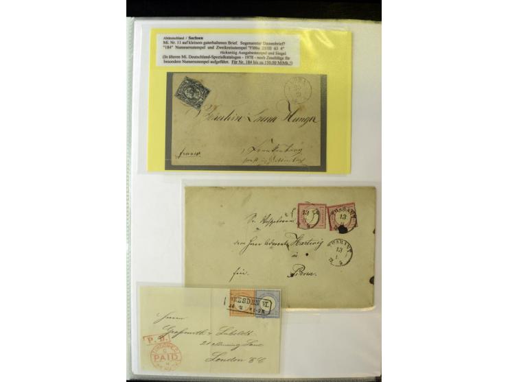 1872/1945, umfangreiche gestempelte Sammlung mit einer Vielzahl an besseren Werten und Besonderheiten, dabei Mi.-Nr. 1-11, 16
