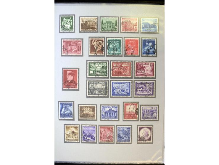 1872/1945, umfangreiche gestempelte Sammlung mit einer Vielzahl an besseren Werten und Besonderheiten, dabei Mi.-Nr. 1-11, 16