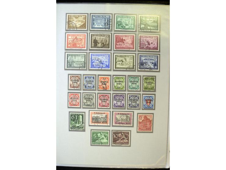 1872/1945, umfangreiche gestempelte Sammlung mit einer Vielzahl an besseren Werten und Besonderheiten, dabei Mi.-Nr. 1-11, 16