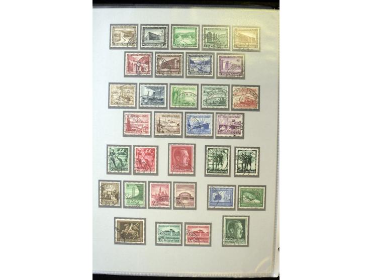 1872/1945, umfangreiche gestempelte Sammlung mit einer Vielzahl an besseren Werten und Besonderheiten, dabei Mi.-Nr. 1-11, 16
