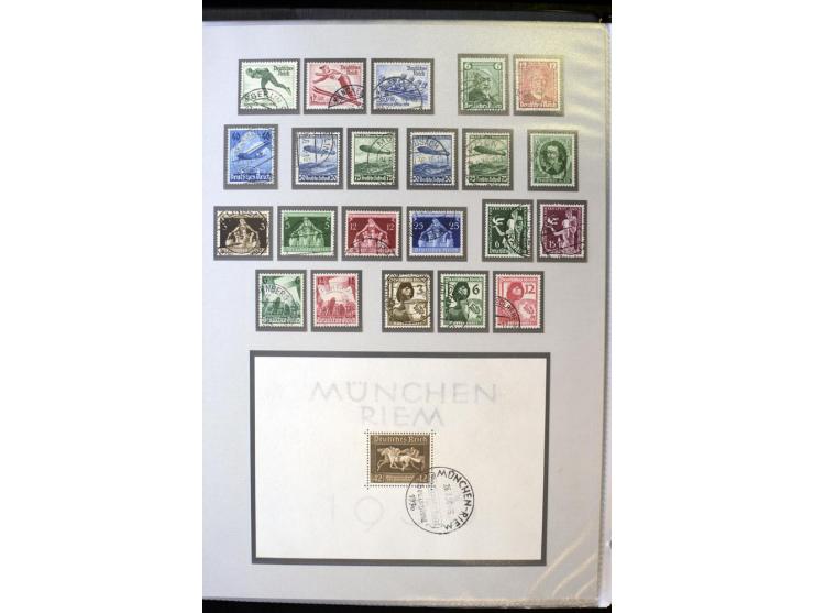 1872/1945, umfangreiche gestempelte Sammlung mit einer Vielzahl an besseren Werten und Besonderheiten, dabei Mi.-Nr. 1-11, 16