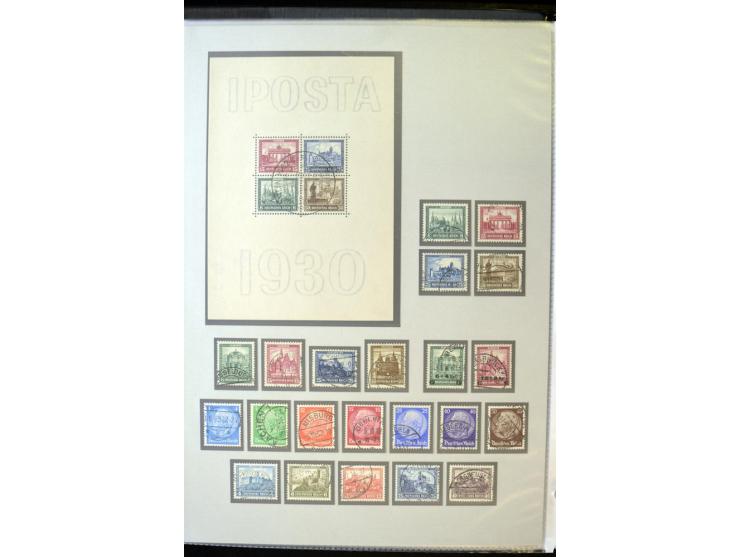 1872/1945, umfangreiche gestempelte Sammlung mit einer Vielzahl an besseren Werten und Besonderheiten, dabei Mi.-Nr. 1-11, 16
