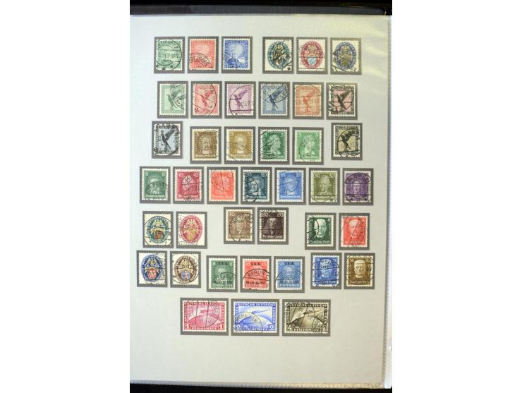 1872/1945, umfangreiche gestempelte Sammlung mit einer Vielzahl an besseren Werten und Besonderheiten, dabei Mi.-Nr. 1-11, 16