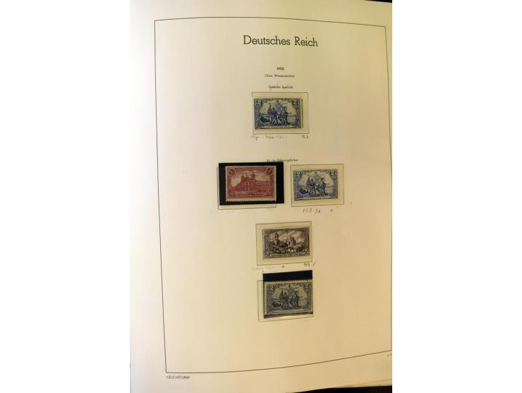 1872/1932, ungebrauchte, teils postfrische und gestempelte Sammlung mit Schwerpunkt Kaiserreich, einiges auch doppelt; viele 