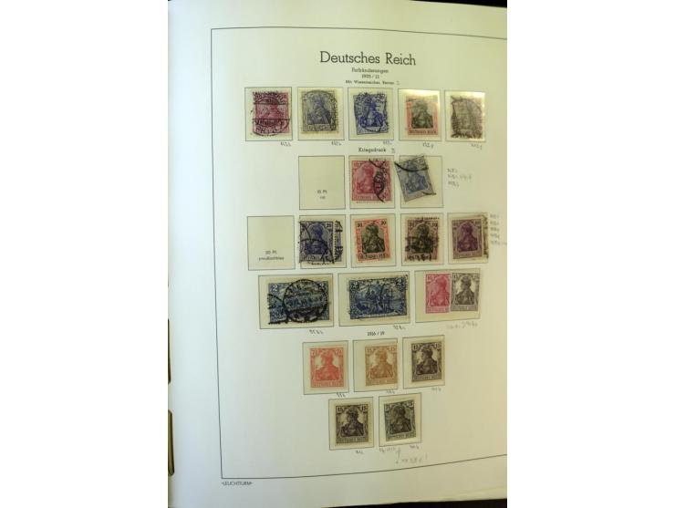 1872/1932, ungebrauchte, teils postfrische und gestempelte Sammlung mit Schwerpunkt Kaiserreich, einiges auch doppelt; viele 