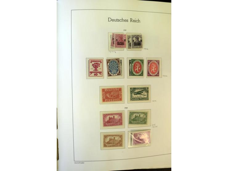 1872/1932, ungebrauchte, teils postfrische und gestempelte Sammlung mit Schwerpunkt Kaiserreich, einiges auch doppelt; viele 