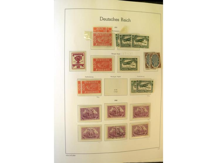 1872/1932, ungebrauchte, teils postfrische und gestempelte Sammlung mit Schwerpunkt Kaiserreich, einiges auch doppelt; viele 