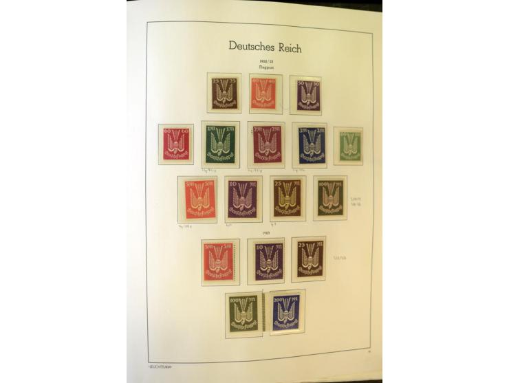 1872/1932, ungebrauchte, teils postfrische und gestempelte Sammlung mit Schwerpunkt Kaiserreich, einiges auch doppelt; viele 