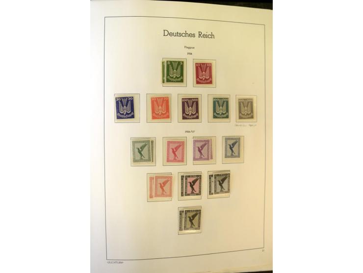 1872/1932, ungebrauchte, teils postfrische und gestempelte Sammlung mit Schwerpunkt Kaiserreich, einiges auch doppelt; viele 
