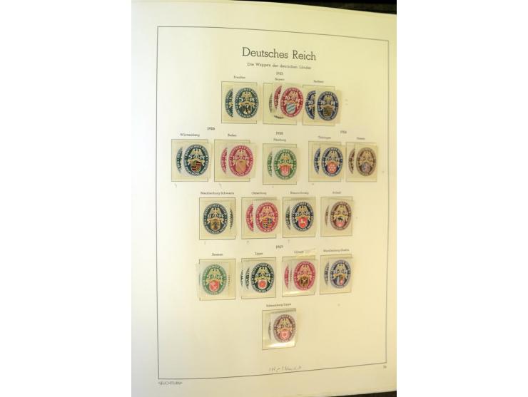 1872/1932, ungebrauchte, teils postfrische und gestempelte Sammlung mit Schwerpunkt Kaiserreich, einiges auch doppelt; viele 