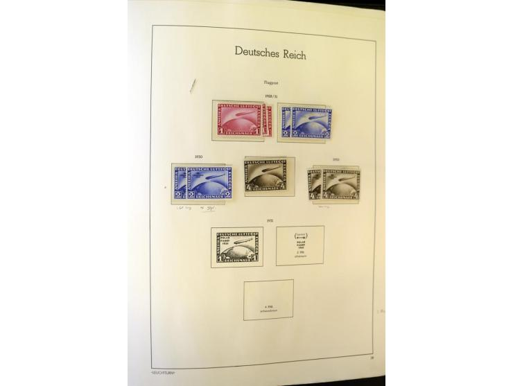 1872/1932, ungebrauchte, teils postfrische und gestempelte Sammlung mit Schwerpunkt Kaiserreich, einiges auch doppelt; viele 