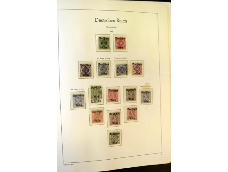1872/1932, ungebrauchte, teils postfrische und gestempelte Sammlung mit Schwerpunkt Kaiserreich, einiges auch doppelt; viele 
