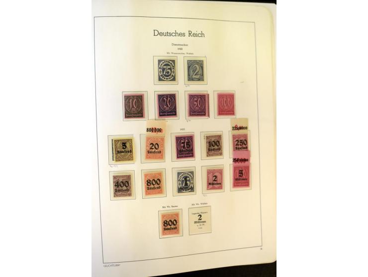 1872/1932, ungebrauchte, teils postfrische und gestempelte Sammlung mit Schwerpunkt Kaiserreich, einiges auch doppelt; viele 