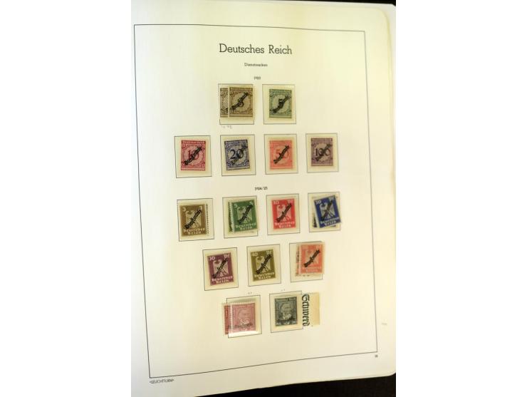 1872/1932, ungebrauchte, teils postfrische und gestempelte Sammlung mit Schwerpunkt Kaiserreich, einiges auch doppelt; viele 