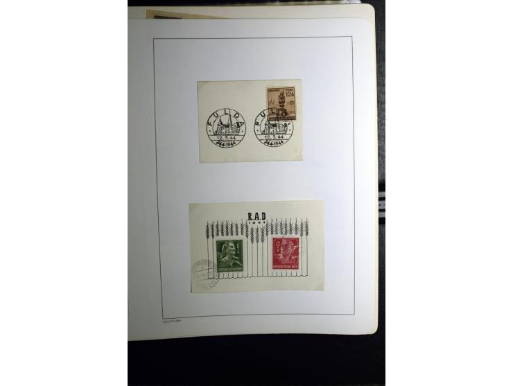 1872/1945, gestempelte Sammlung mit u.a. Mi.-Nr. 24 (repariert, Fotobefund Krug BPP), 28 (repariert, Fotobefund Krug BPP), 66