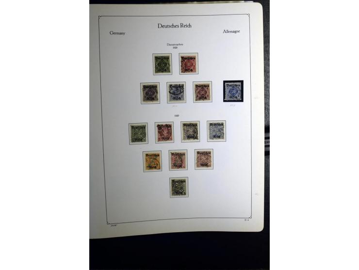1872/1945, gestempelte Sammlung mit u.a. Mi.-Nr. 24 (repariert, Fotobefund Krug BPP), 28 (repariert, Fotobefund Krug BPP), 66