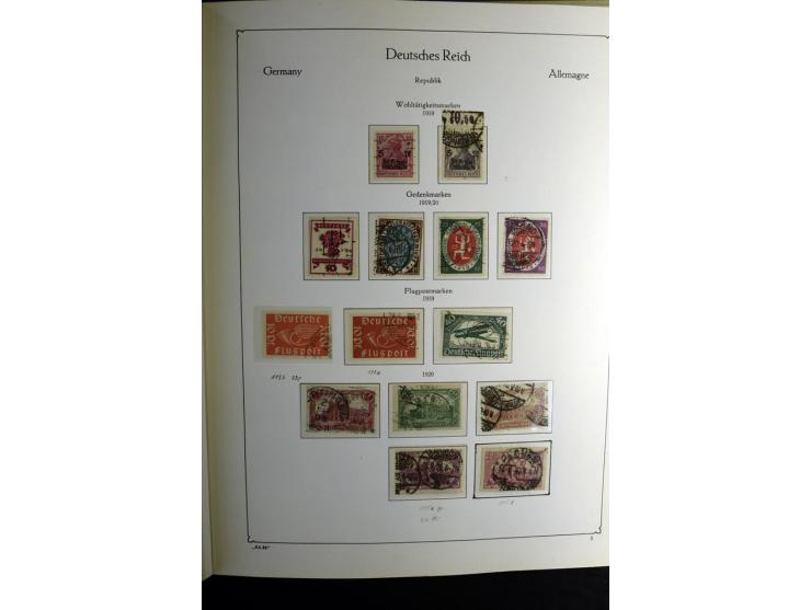 1872/1945, gestempelte Sammlung mit u.a. Mi.-Nr. 24 (repariert, Fotobefund Krug BPP), 28 (repariert, Fotobefund Krug BPP), 66