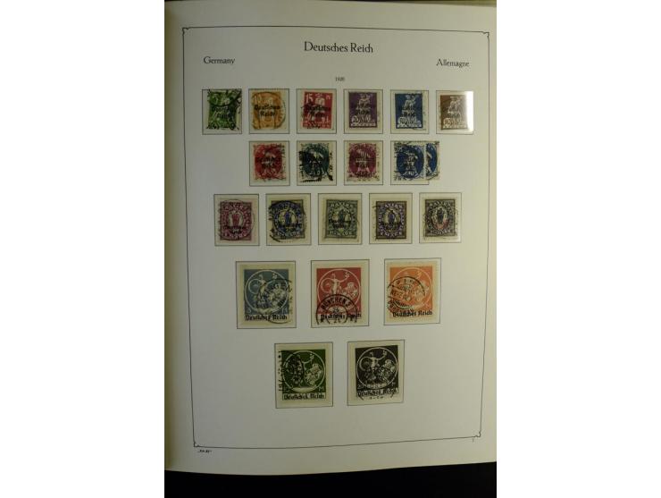 1872/1945, gestempelte Sammlung mit u.a. Mi.-Nr. 24 (repariert, Fotobefund Krug BPP), 28 (repariert, Fotobefund Krug BPP), 66