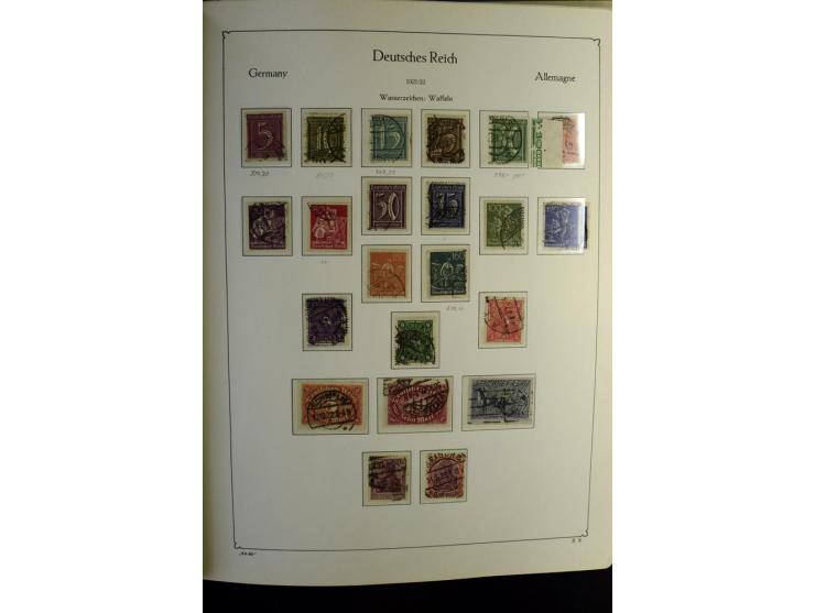 1872/1945, gestempelte Sammlung mit u.a. Mi.-Nr. 24 (repariert, Fotobefund Krug BPP), 28 (repariert, Fotobefund Krug BPP), 66