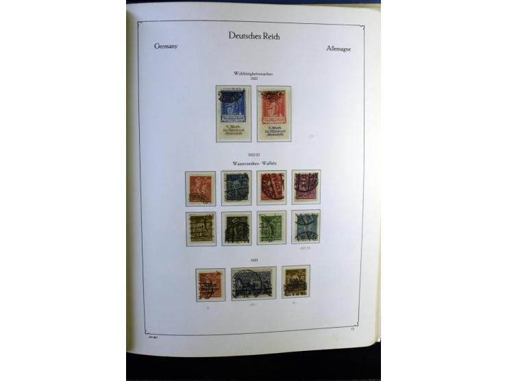 1872/1945, gestempelte Sammlung mit u.a. Mi.-Nr. 24 (repariert, Fotobefund Krug BPP), 28 (repariert, Fotobefund Krug BPP), 66