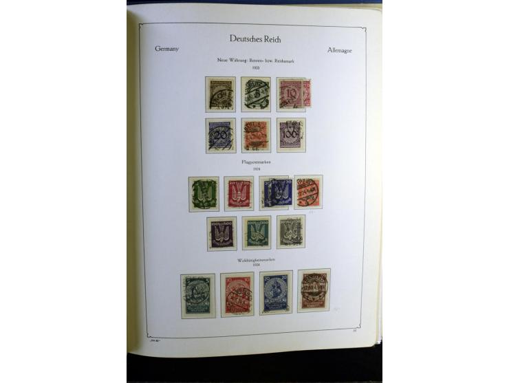 1872/1945, gestempelte Sammlung mit u.a. Mi.-Nr. 24 (repariert, Fotobefund Krug BPP), 28 (repariert, Fotobefund Krug BPP), 66