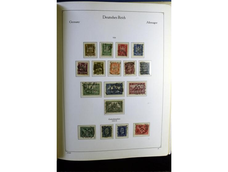 1872/1945, gestempelte Sammlung mit u.a. Mi.-Nr. 24 (repariert, Fotobefund Krug BPP), 28 (repariert, Fotobefund Krug BPP), 66