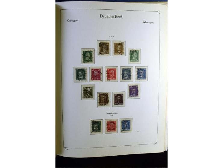 1872/1945, gestempelte Sammlung mit u.a. Mi.-Nr. 24 (repariert, Fotobefund Krug BPP), 28 (repariert, Fotobefund Krug BPP), 66