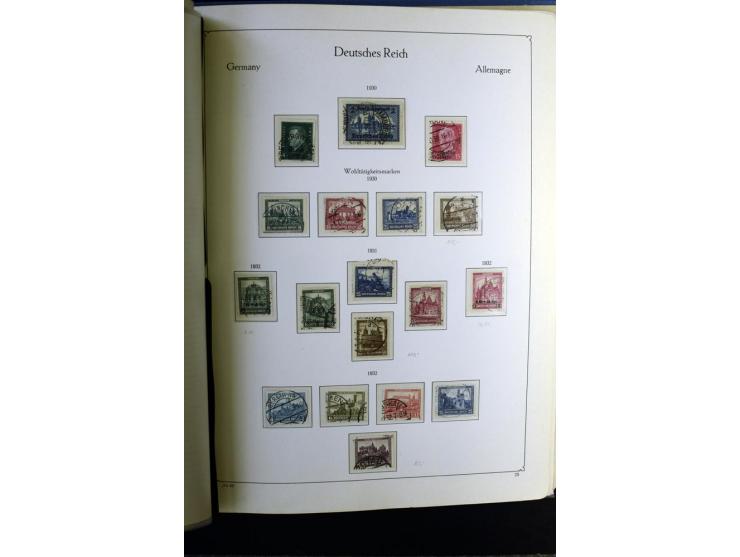 1872/1945, gestempelte Sammlung mit u.a. Mi.-Nr. 24 (repariert, Fotobefund Krug BPP), 28 (repariert, Fotobefund Krug BPP), 66