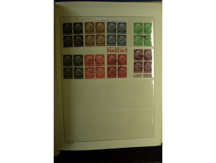 1872/1945, gestempelte Sammlung mit u.a. Mi.-Nr. 24 (repariert, Fotobefund Krug BPP), 28 (repariert, Fotobefund Krug BPP), 66