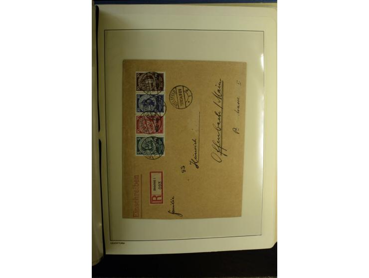 1872/1945, gestempelte Sammlung mit u.a. Mi.-Nr. 24 (repariert, Fotobefund Krug BPP), 28 (repariert, Fotobefund Krug BPP), 66