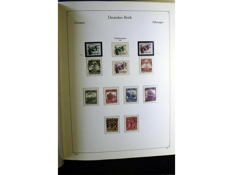 1872/1945, gestempelte Sammlung mit u.a. Mi.-Nr. 24 (repariert, Fotobefund Krug BPP), 28 (repariert, Fotobefund Krug BPP), 66